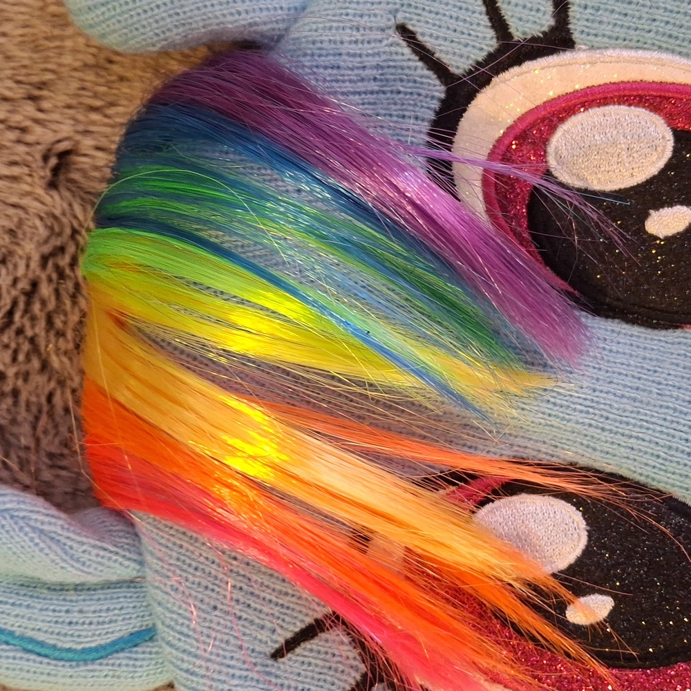 My Little Pony Light Blue Knit Hat - Picture 3 of 5